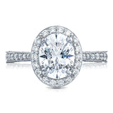 Oval Bloom Engagement Ring
