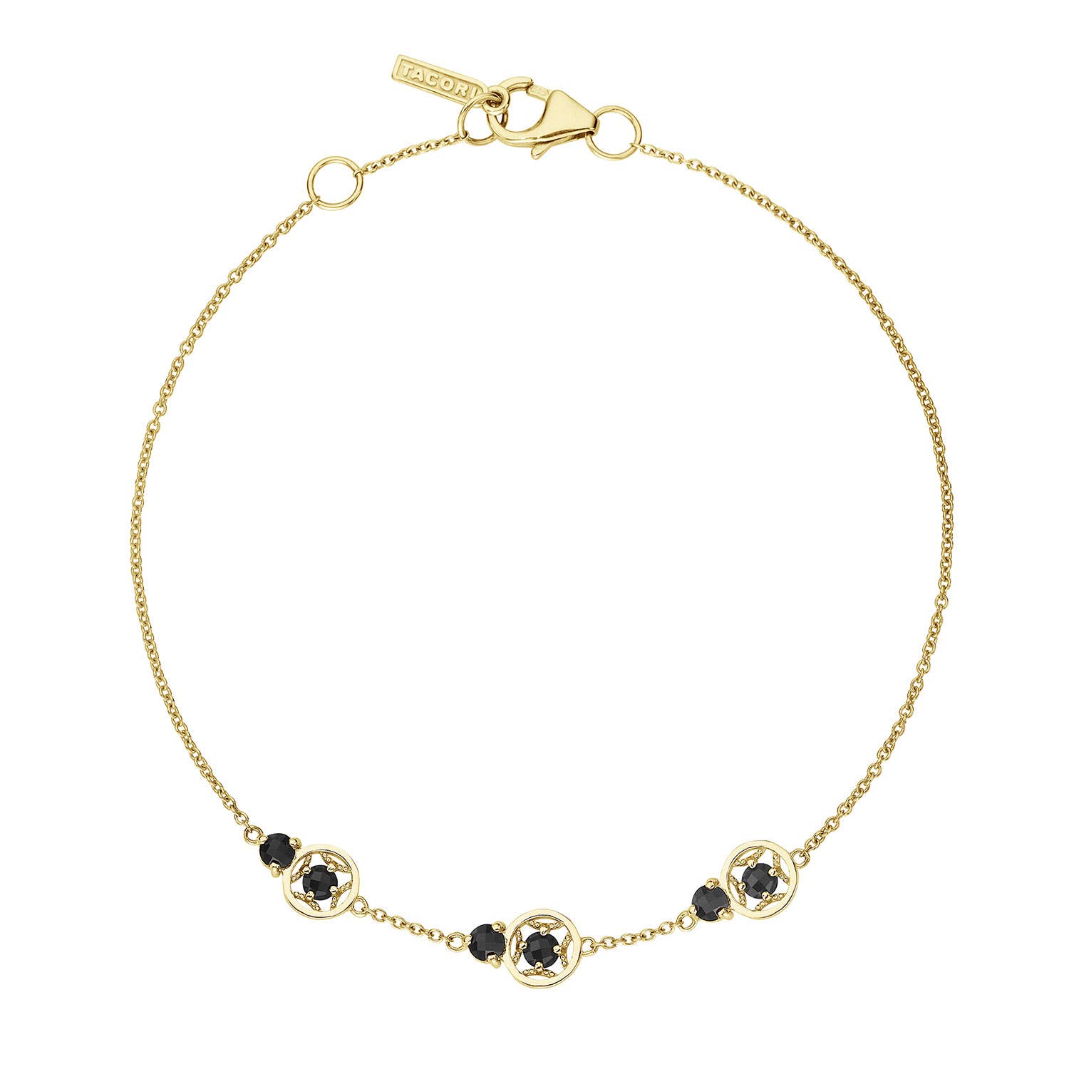 Petite Gemstone Bracelet with Black Onyx