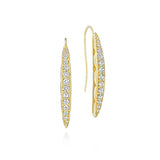 Pavé Surfboard Drop Earrings