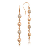 Pavé Dew Drop Line Earrings
