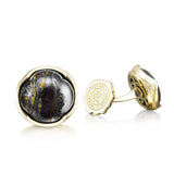 Cabochon Cuff Links featuring Tiger Iron