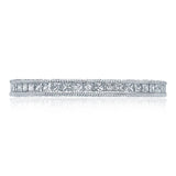 Channel Set Wedding Band