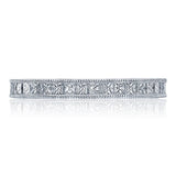 Channel Set Wedding Band