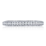 Channel Set Wedding Band